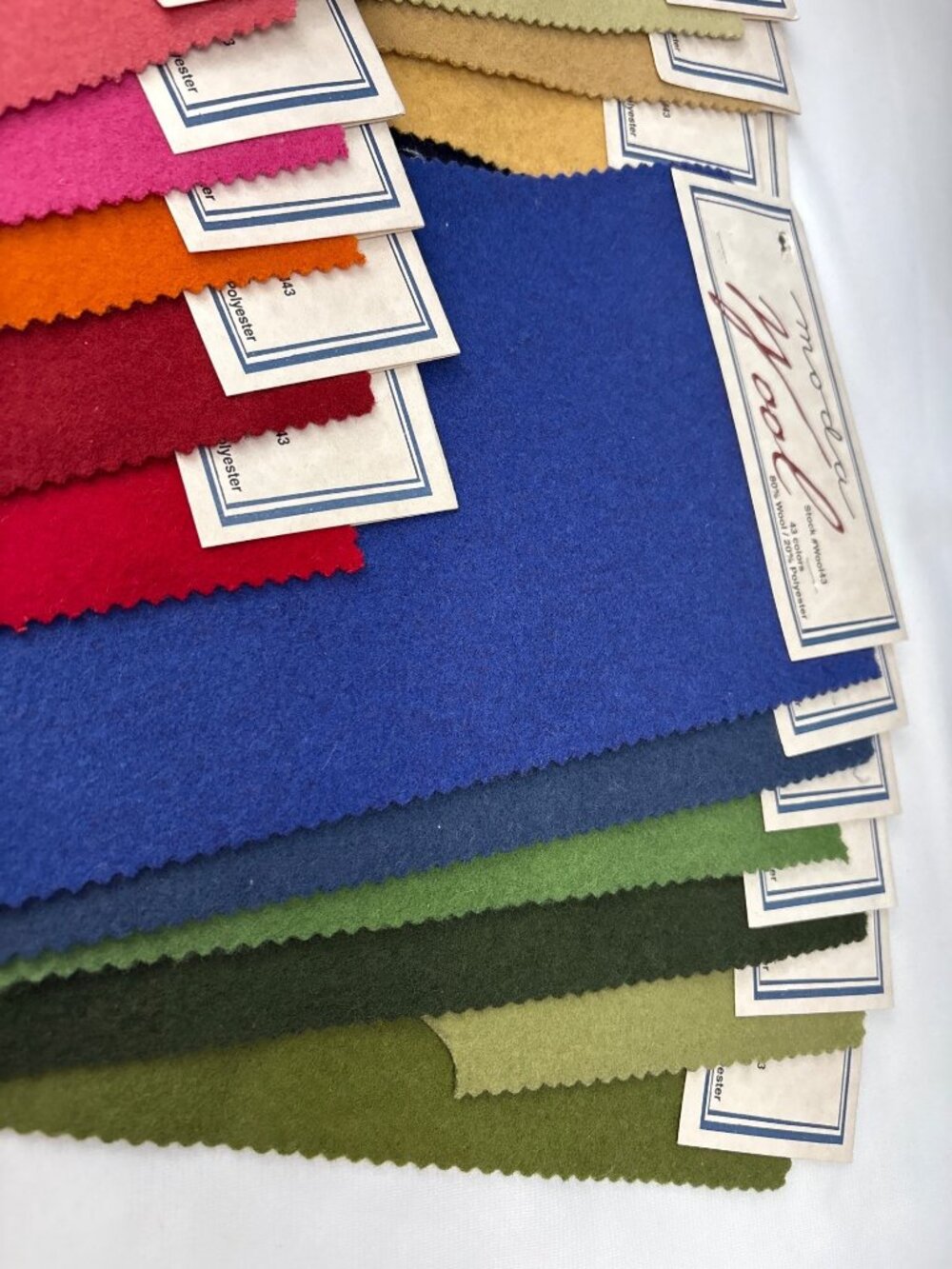 Moda Wool Fabric Swatches Wool Craft Quilting Rug Making - Picture 3 of 11
